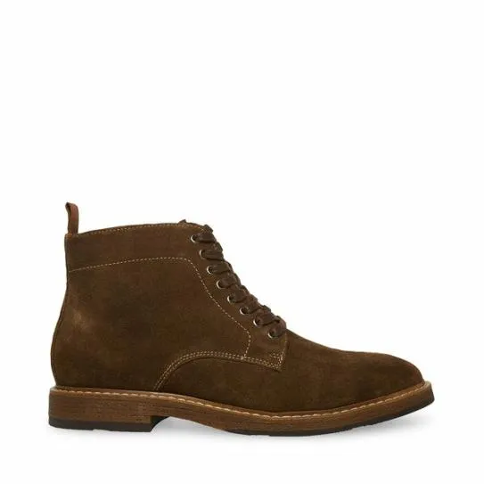 Men039s MITCHELL OLIVE SUEDE Olive Suede Steve Madden Boots