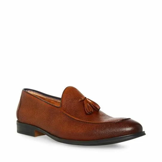 Men039s PAEN BROWN LEATHER Brown Leather Steve Madden Loafers Men039s PAEN BROWN LEATHER Brown Leather Steve Madden Loafers