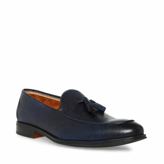 Men039s PAEN NAVY LEATHER Navy Leather Steve Madden Loafers Men039s PAEN NAVY LEATHER Navy Leather Steve Madden Loafers