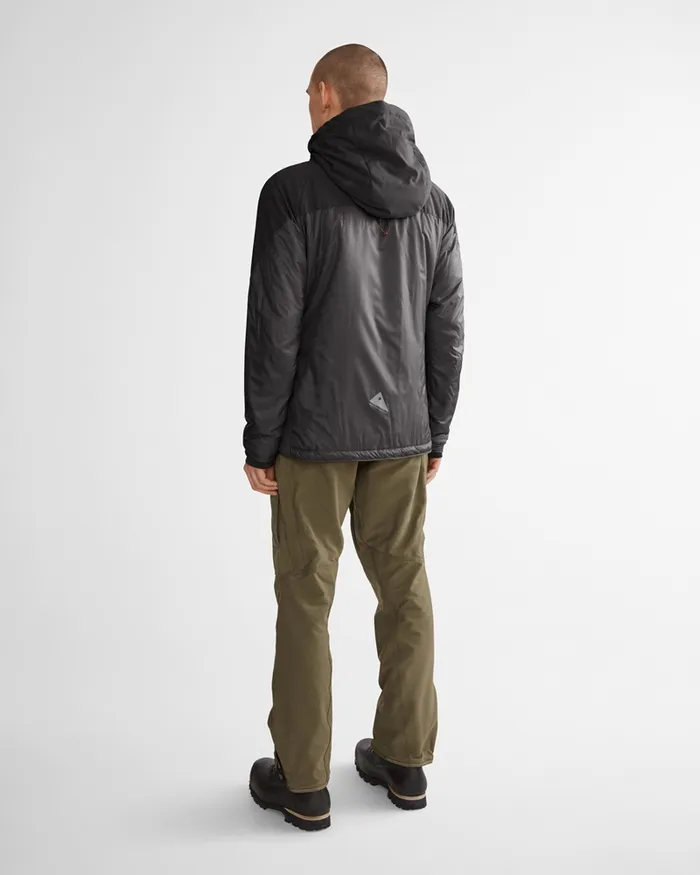 Men Alv Primaloft Hooded Jacket Silver Creme Klttermusen Down and Insulated Jackets