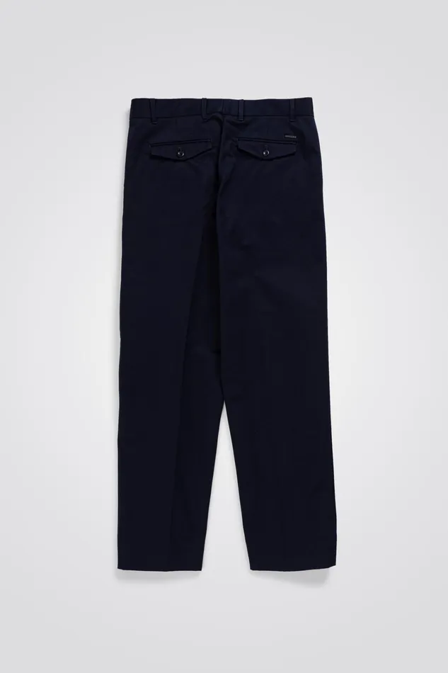 Men Andersen Gabardine Chino Dark Navy Norse Projects Trousers