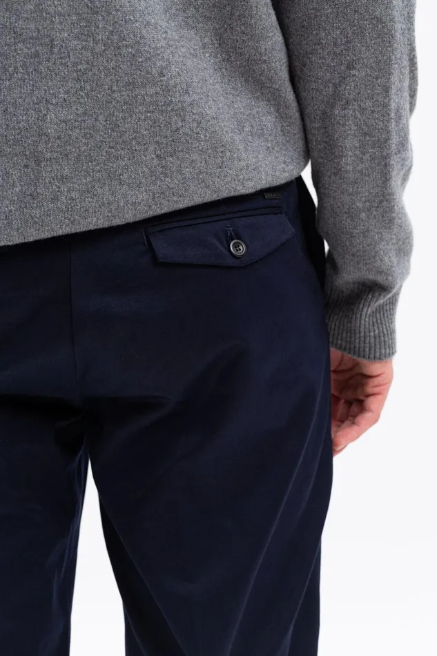 Men Andersen Gabardine Chino Dark Navy Norse Projects Trousers