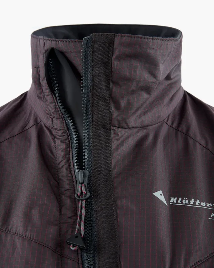 Men Ansur Windproof Jacket Raven Black Klttermusen Wind Resistant Jackets