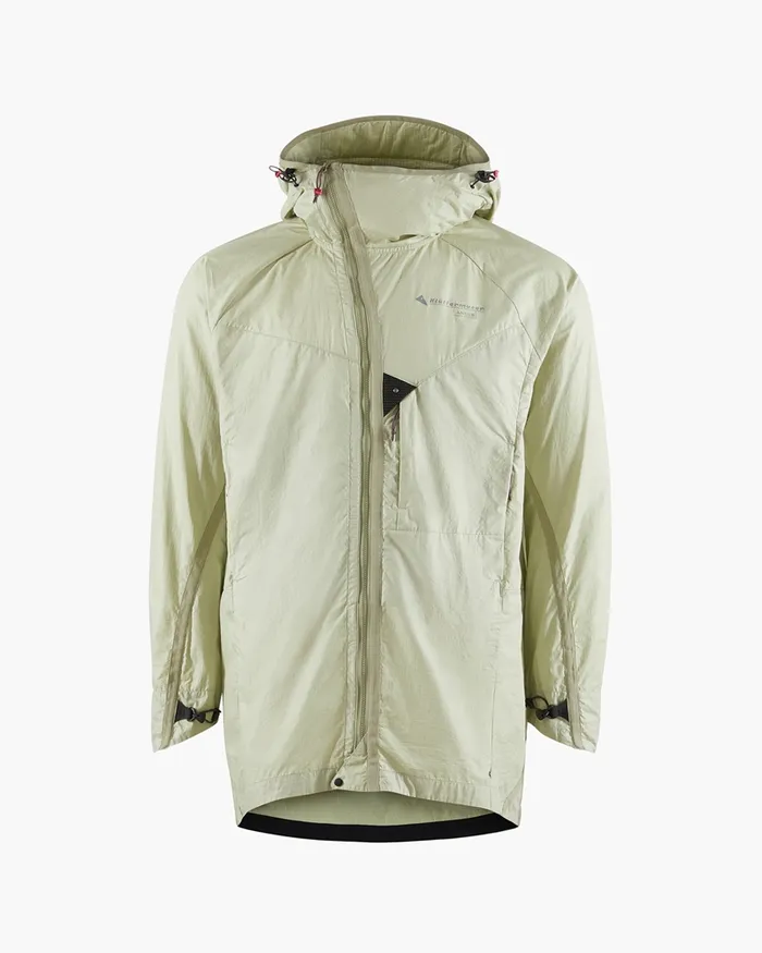 Men Ansur Windproof Parka Swamp Greensilver Green Klttermusen Wind Resistant Jackets