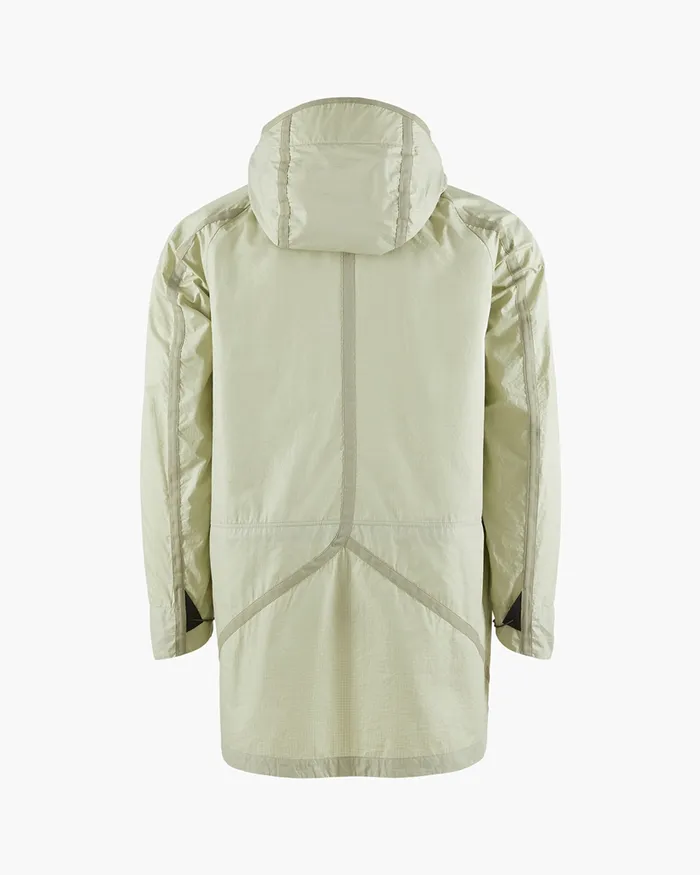 Men Ansur Windproof Parka Swamp Greensilver Green Klttermusen Wind Resistant Jackets