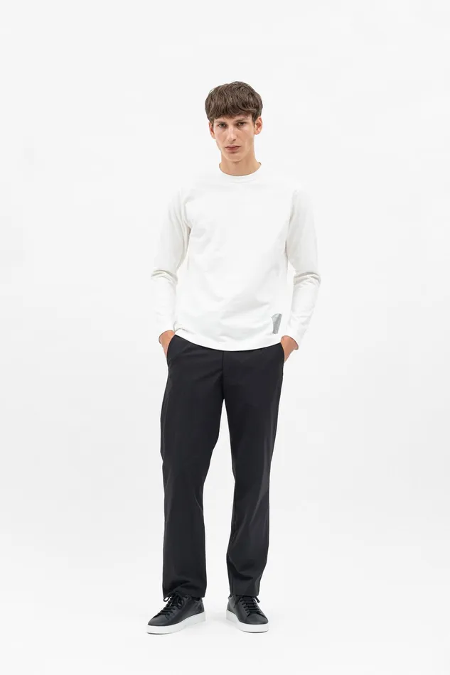 Men Arne Paint N Logo Sweatshirt Spruce Green Norse Projects Sweatshirts