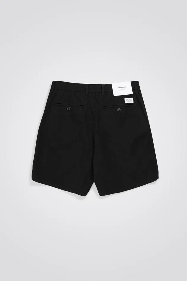 Men Aros Regular Light Shorts Black Norse Projects Shorts