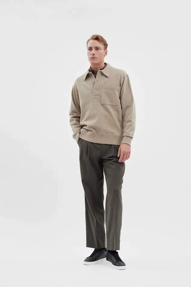 Men Aros Regular Light Stretch Chino Espresso Norse Projects Trousers