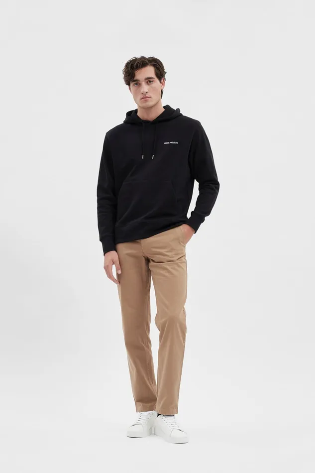 Men Aros Regular Light Stretch Chino Espresso Norse Projects Trousers