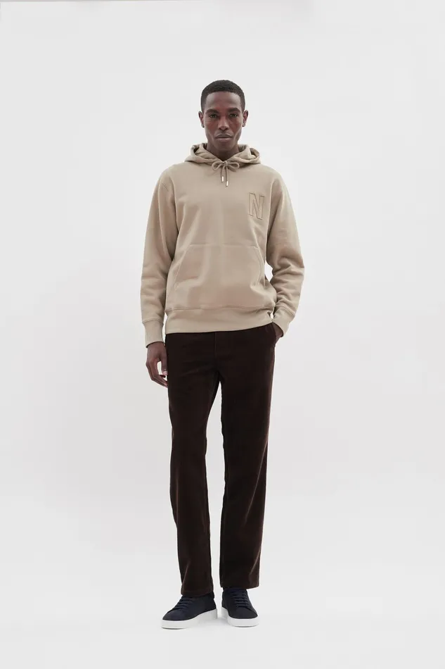 Men Aros Regular Light Stretch Chino Espresso Norse Projects Trousers