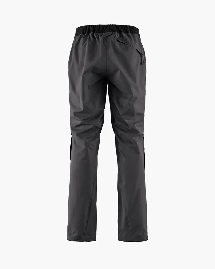 Men Asynja Lightweight Levitend Pants Raven Black Klttermusen Waterproof Pants