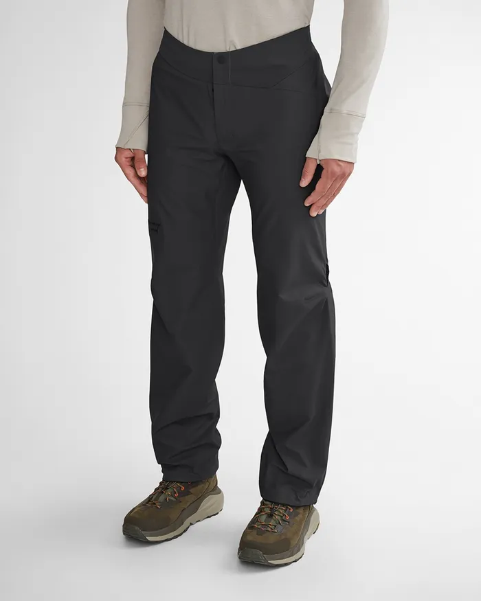 Men Asynja Lightweight Levitend Pants Raven Black Klttermusen Waterproof Pants