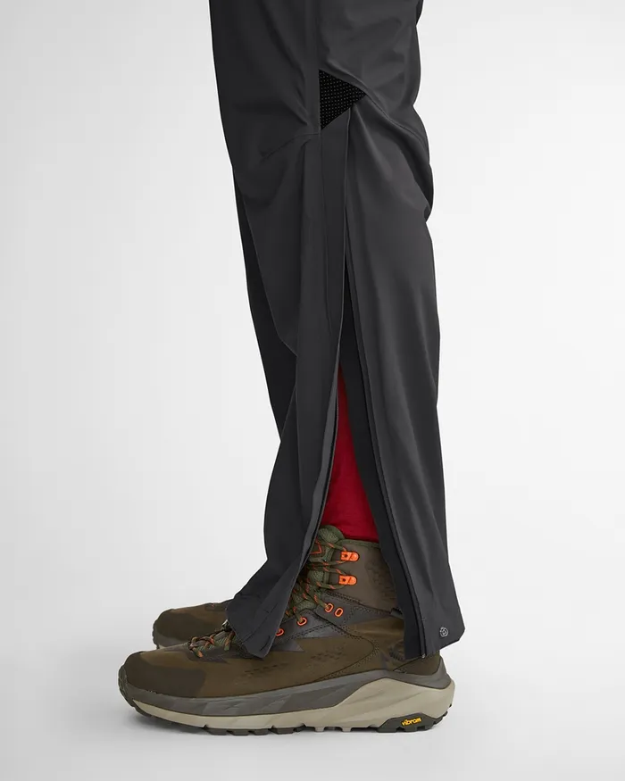 Men Asynja Lightweight Levitend Pants Raven Black Klttermusen Waterproof Pants