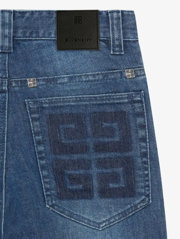 Men Baby 1 Month To 3 Years Givenchy 4G Slim Fit Jeans In Denim Denim Blue Men Baby 1 Month To 3 Years Givenchy 4G Slim Fit Jeans In Denim Denim Blue