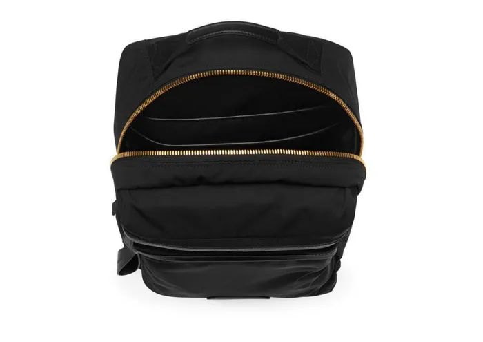 Men Backpacks Tom Ford Recycled Nylon Backpack Black Men Backpacks Tom Ford Recycled Nylon Backpack Black