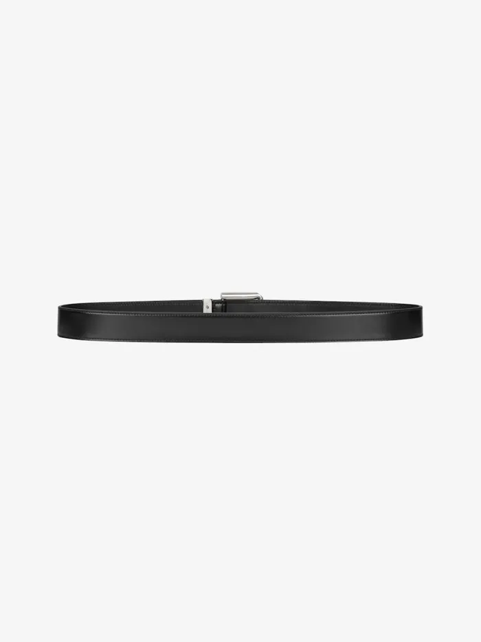 Men Belts Givenchy Gentleman Belt In Leather Black Men Belts Givenchy Gentleman Belt In Leather Black