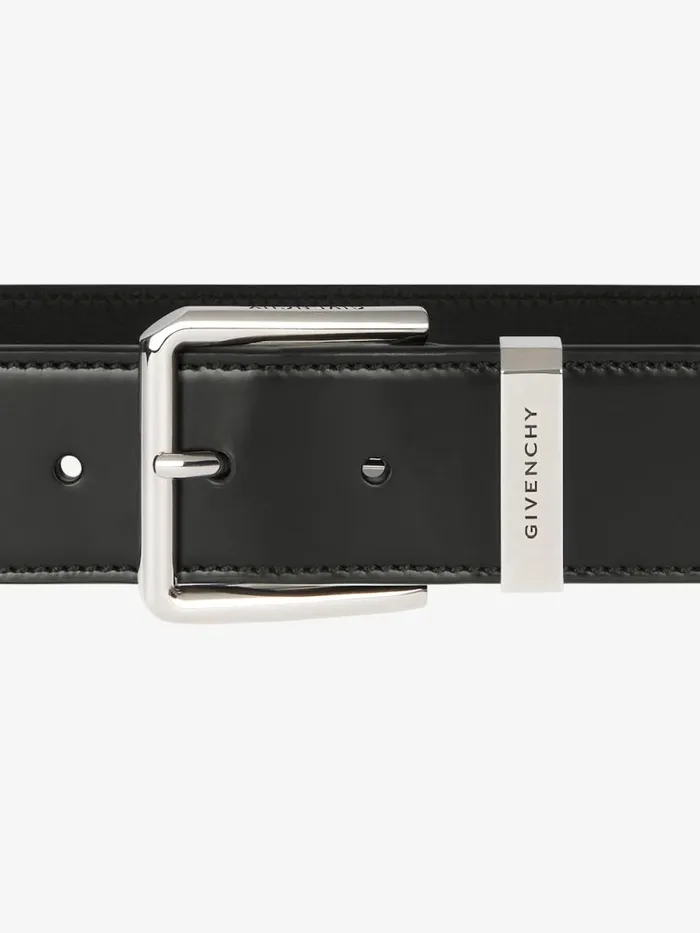 Men Belts Givenchy Gentleman Belt In Leather Black Men Belts Givenchy Gentleman Belt In Leather Black