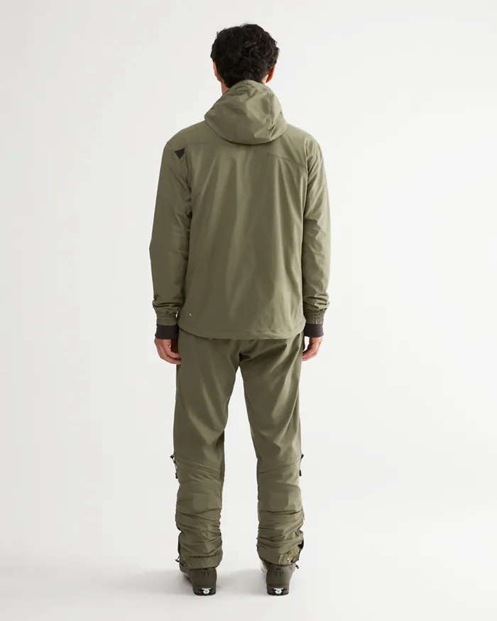 Men Bestla Zip Hood Wind Jacket Dusty Green Klttermusen Wind Resistant Jackets