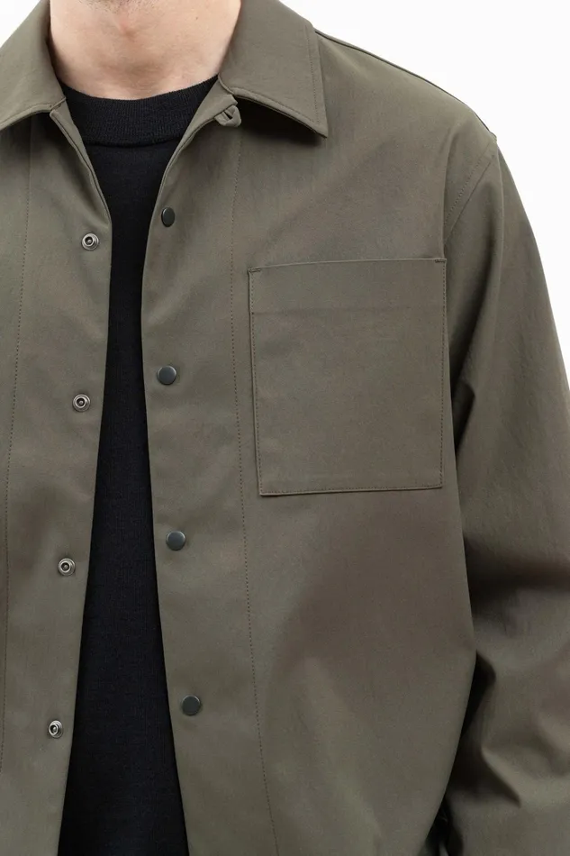 Men Carsten Solotex Twill Shirt LS Beech Green Norse Projects Shirting