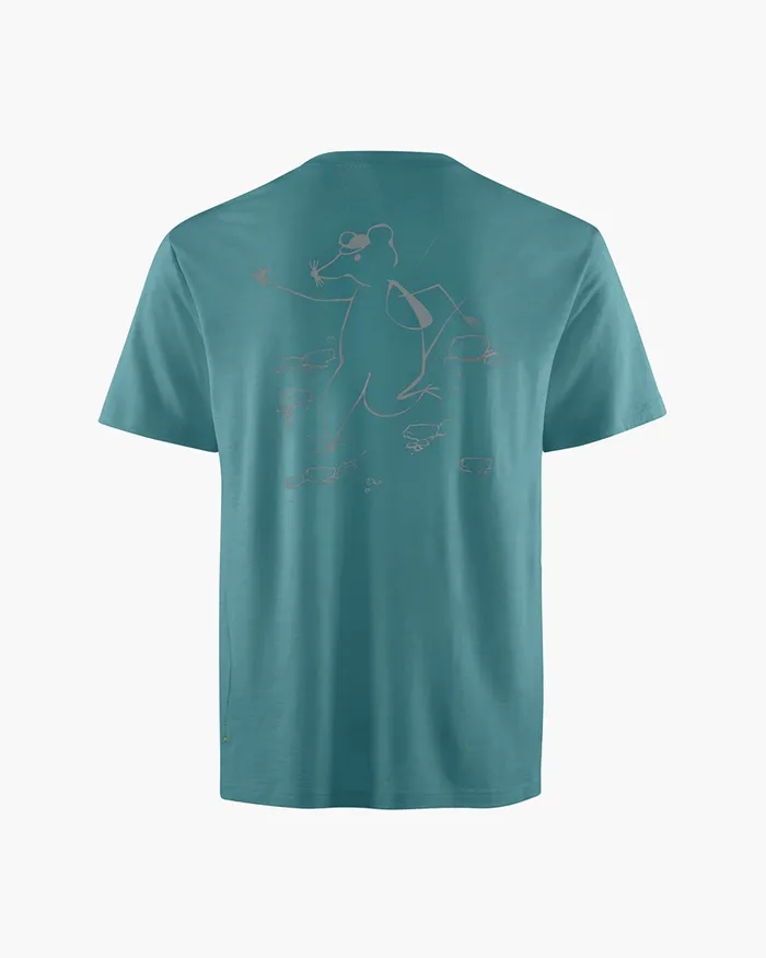 Men Dagr Merino Tee Emerald Green Klttermusen TShirts