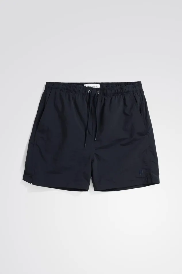 Men Hauge Recycled Nylon Swimmers Dark Navy Norse Projects Shorts