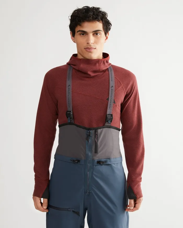 Men Huge Norna Mid Layer Hoodie Madder Red Klttermusen Fleeces and Sweaters