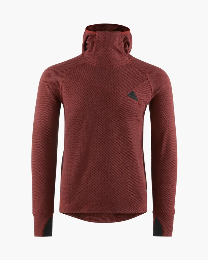 Men Huge Norna Mid Layer Hoodie Madder Red Klttermusen Fleeces and Sweaters