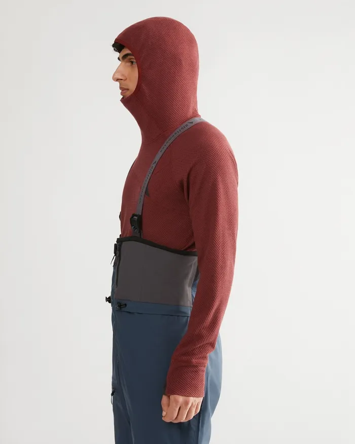 Men Huge Norna Mid Layer Hoodie Madder Red Klttermusen Fleeces and Sweaters