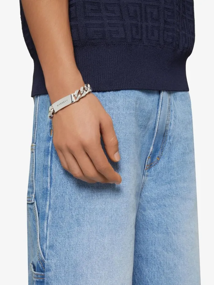 Men Jewelry Givenchy ID Bracelet In Metal Silvery Men Jewelry Givenchy ID Bracelet In Metal Silvery