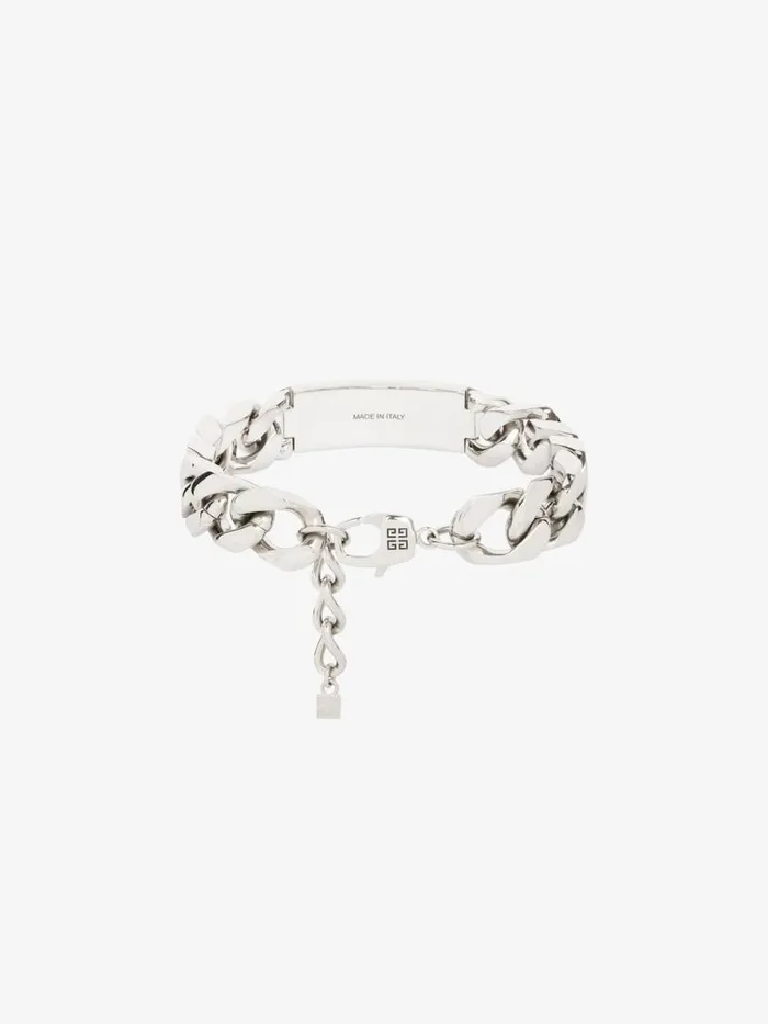 Men Jewelry Givenchy ID Bracelet In Metal Silvery Men Jewelry Givenchy ID Bracelet In Metal Silvery