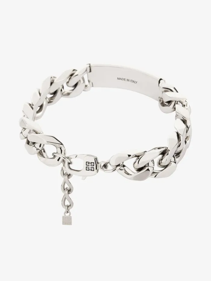 Men Jewelry Givenchy ID Bracelet In Metal Silvery Men Jewelry Givenchy ID Bracelet In Metal Silvery