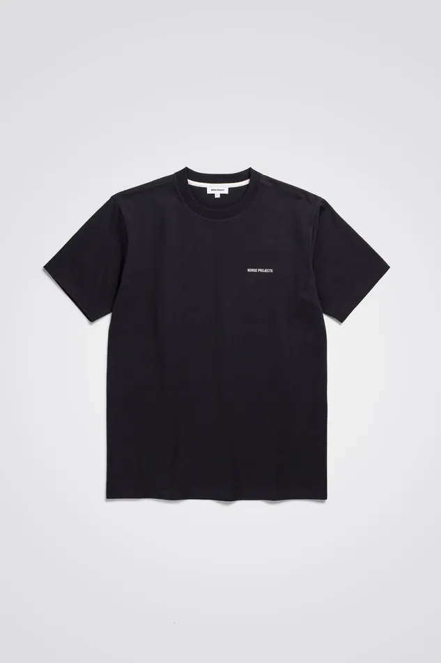 Men Johannes Logo Tshirt Black Norse Projects TShirts