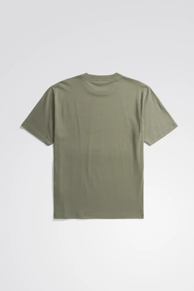 Men Johannes Logo Tshirt Sediment Green Norse Projects TShirts
