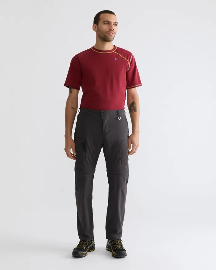Men Jorid Zip Off Pants Raven Klttermusen Pants