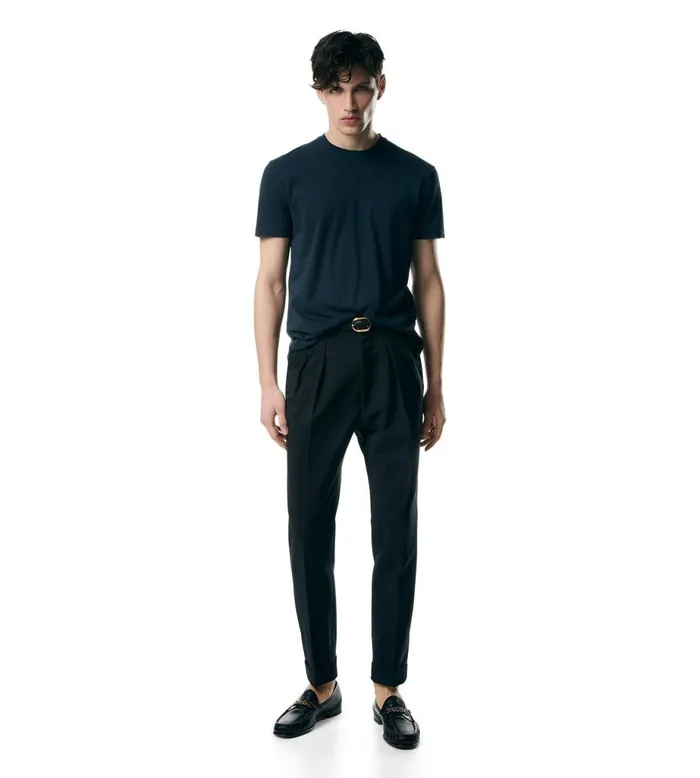 Men Knitwear Tom Ford Lyocell Cotton Crew TShirt Men Knitwear Tom Ford Lyocell Cotton Crew TShirt