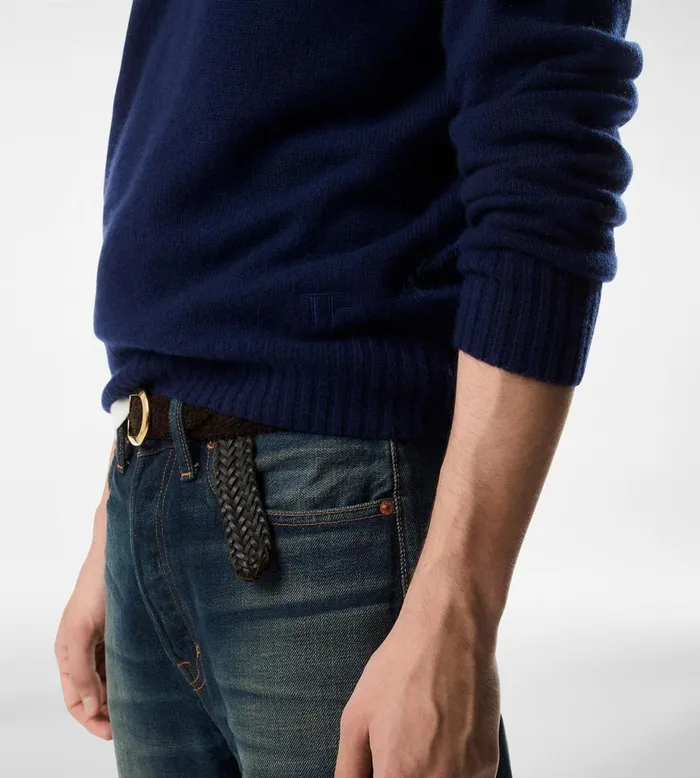 Men Knitwear Tom Ford Seamless Cashmere Crewneck