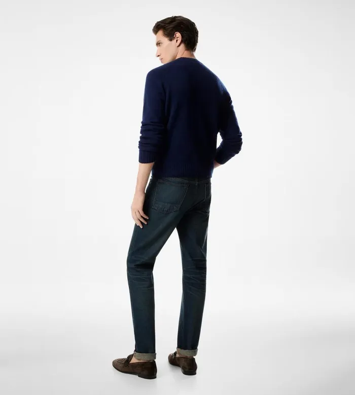 Men Knitwear Tom Ford Seamless Cashmere Crewneck