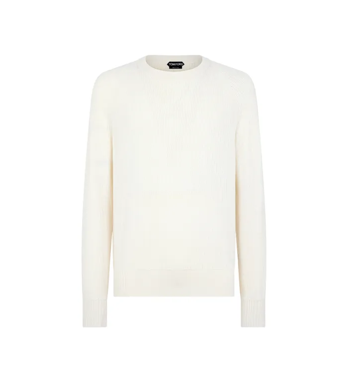 Men Knitwear Tom Ford Textured Stitch Crewneck