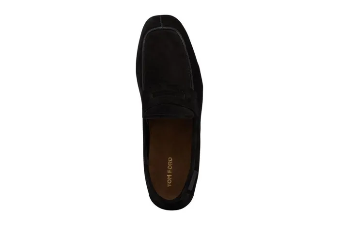 Men Loafers Tom Ford Suede Berwick Loafer Black Men Loafers Tom Ford Suede Berwick Loafer Black