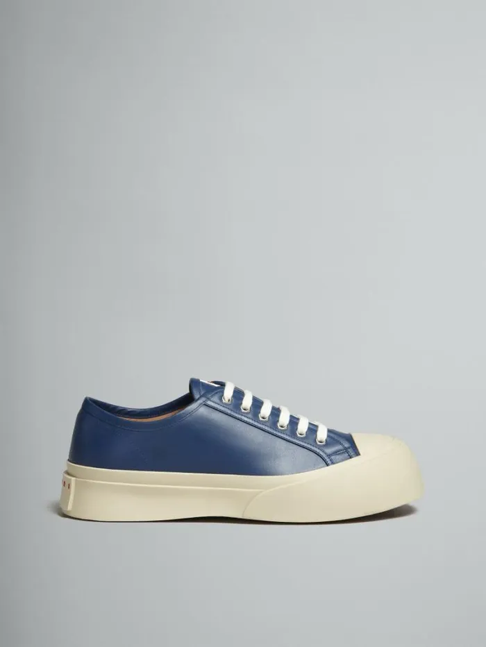 Men Marni Pablo Sneakers Blue Nappa Leather Pablo Sneaker