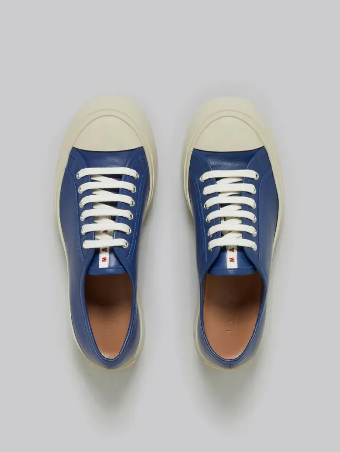 Men Marni Pablo Sneakers Blue Nappa Leather Pablo Sneaker