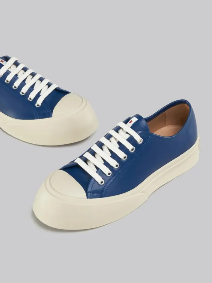 Men Marni Pablo Sneakers Blue Nappa Leather Pablo Sneaker