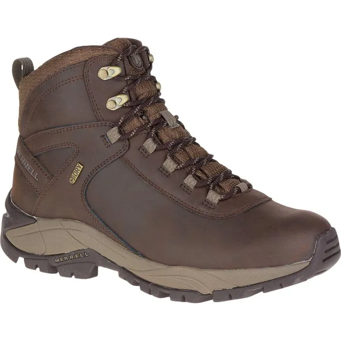 Men Merrell Boots Vego Mid Leather Waterproof Espresso Men Merrell Boots Vego Mid Leather Waterproof Espresso