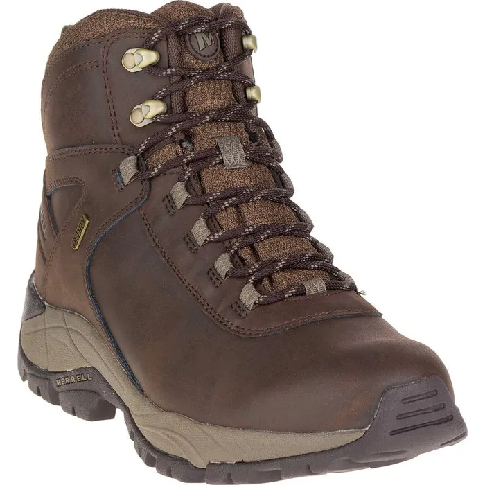 Men Merrell Boots Vego Mid Leather Waterproof Espresso Men Merrell Boots Vego Mid Leather Waterproof Espresso