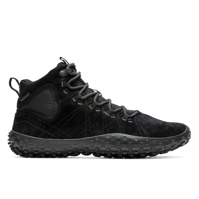 Men Merrell Boots Wrapt Mid Waterproof Blackblack