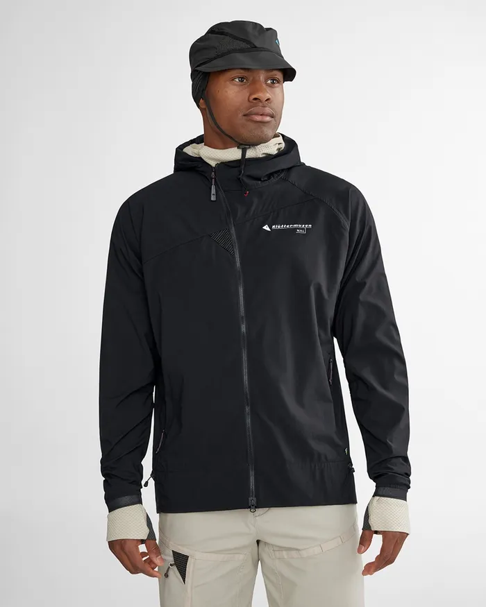 Men Nal Hooded Windbreaker Jacket Chaya Sand Klttermusen Wind Resistant Jackets