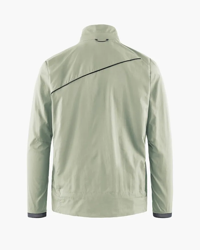 Men Nal Windbreaker Jacket Swamp Green Klttermusen Wind Resistant Jackets
