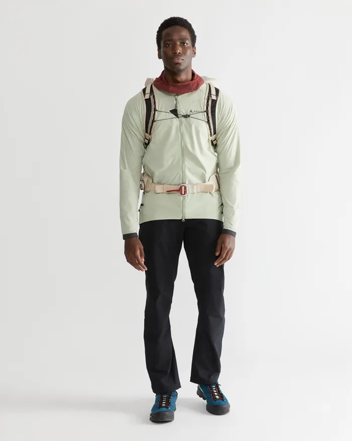 Men Nal Windbreaker Jacket Swamp Green Klttermusen Wind Resistant Jackets