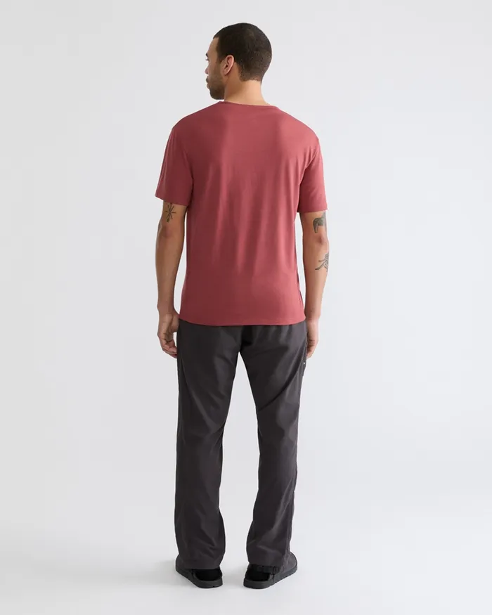 Men Narfi Short Sleeve Tee Barn Red Klttermusen TShirts
