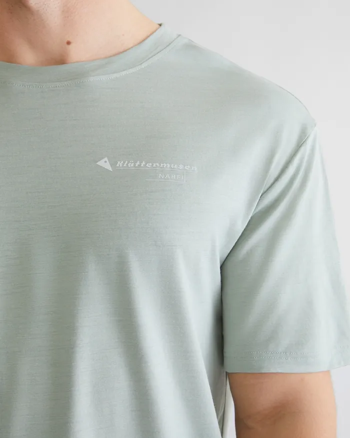 Men Narfi Short Sleeve Tee Barn Red Klttermusen TShirts